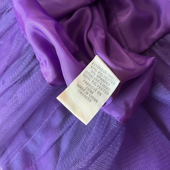 Purple RW&Co. Strapless Dress Size 8 - Picture 8 of 11